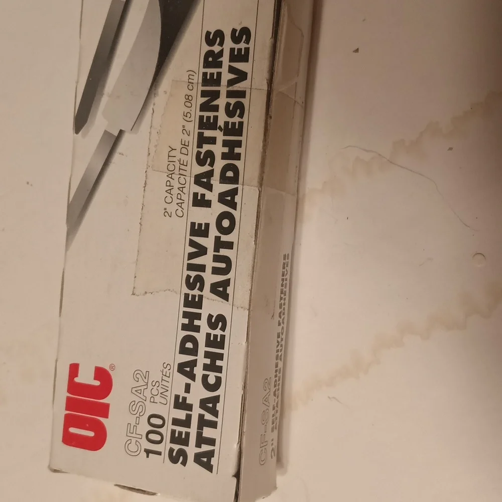 Self adhesive Fasteners for files